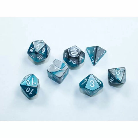 Gemini Mini Steel-Teal/White 7-Die Set
