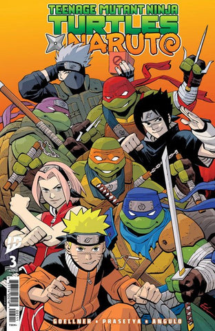 Teenage Mutant Ninja Turtles / Naruto #03d (2025) Variant Cover