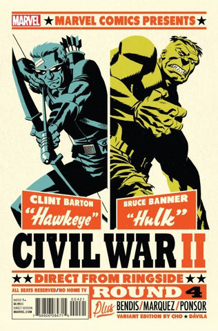 Civil War II #04b (2016-2017) Variant Cover