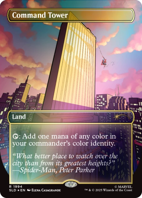Magic the Gathering - Secret Lair x Marvel's Spider-Man - Heroic Deeds (Rainbow Foil)
