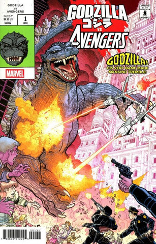 Godzilla vs Avengers #01c (2025) One-Shot - Variant Cover