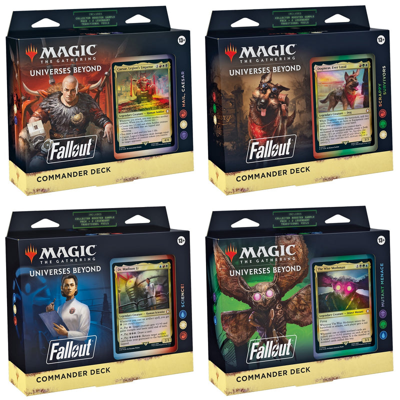 Magic The Gathering - Universes Beyond - Fallout - Commander Decks