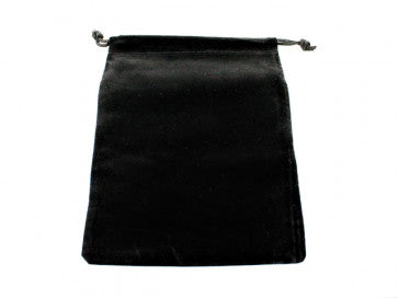 Chessex Large Suedcloth Dice Bag: Black