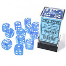 Chessex 12mm D6 Dice Block Borealis Sky Blue/White (Luminary Effect)