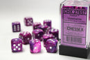 Chessex 16mm D6 Dice Block Festive Violet/White