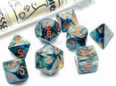 Chessex Polyhedral 7-Die Set Lustrous Alpestris/Orange