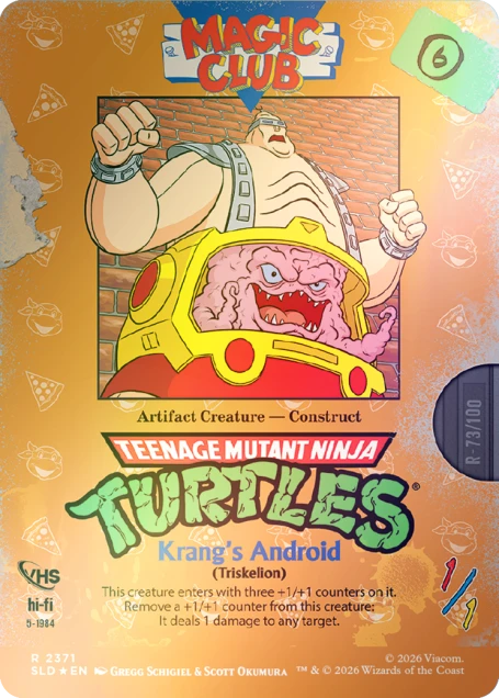 Magic the Gathering - Secret Lair x Teenage Mutant Ninja Turtles - VHS Villains (Foil Edition)