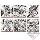 Kuji Dragon Ball One Piece Art Print/Signature Canvas Board Blind Pack.