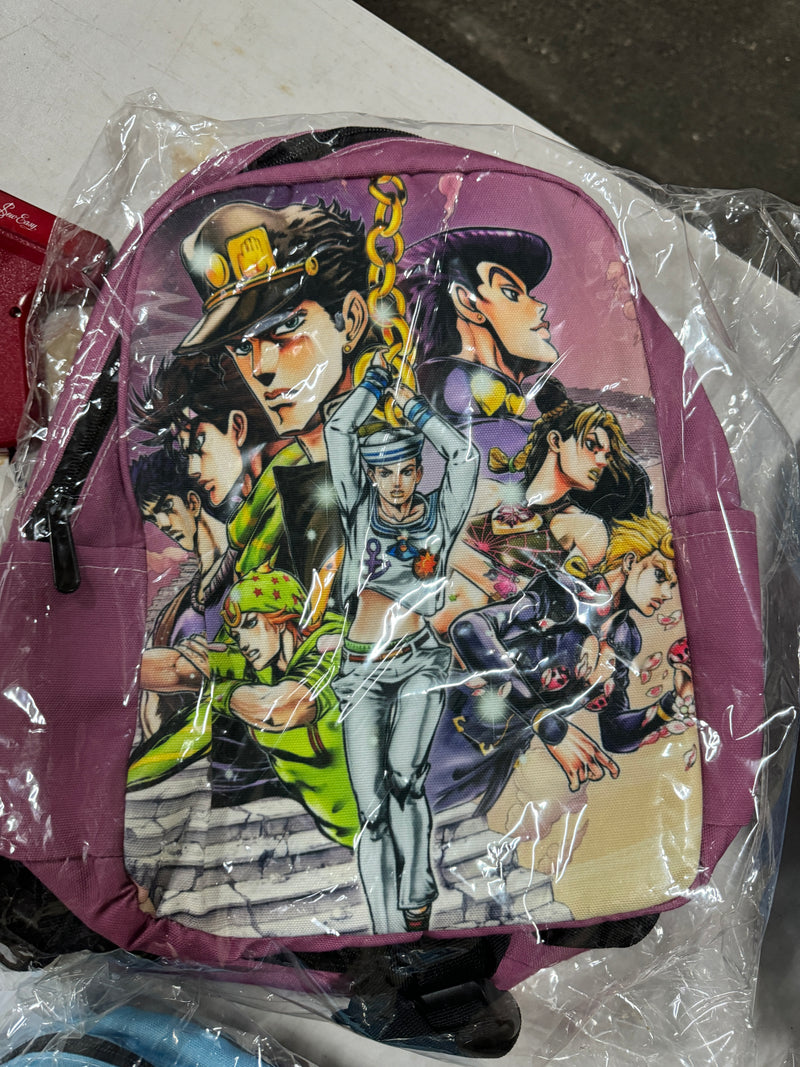 Anime School Bag: JoJo's Bizarre Adventure Cartoon Character Anime