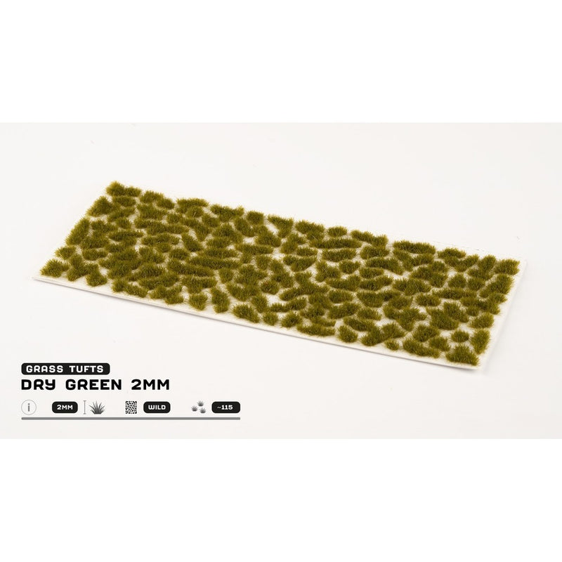 Gamers Grass - Grass Tufts - 2mm - Dry Green