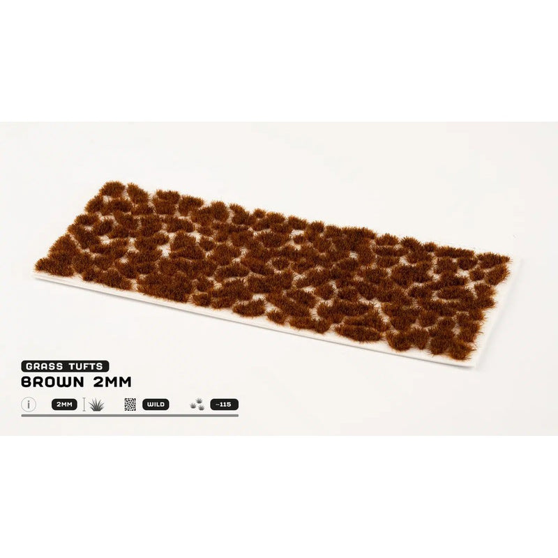 Gamers Grass - Grass Tufts - 2mm - Brown