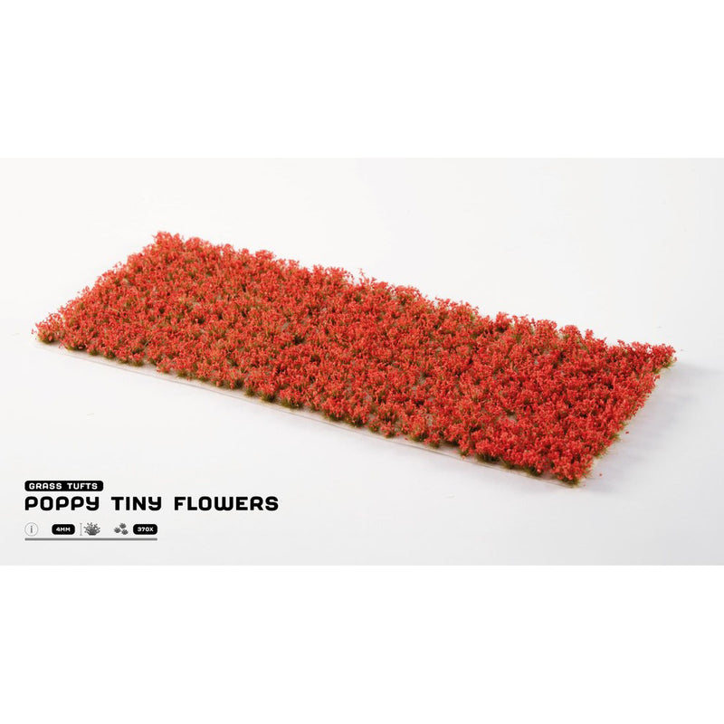 Gamers Grass - Grass Tufts - Flowers - Poppy Tiny
