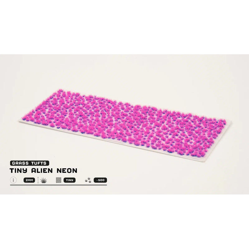 Gamers Grass - Grass Tufts - Tiny Tufts - Tiny Alien Neon