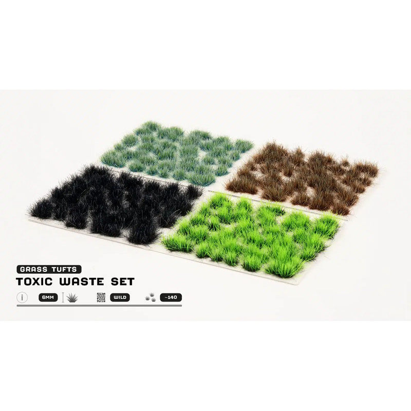 Gamers Grass - Grass Tufts - Tuft Sets - Toxic Waste Set