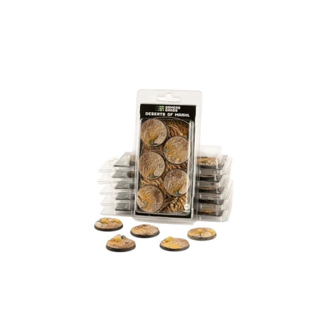 Gamers Grass - Battle Ready Bases - Deserts of Maahl - Round 32mm (x8)