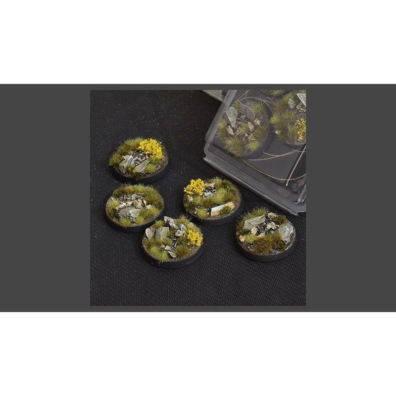 Gamers Grass - Battle Ready Bases - Highland - Round 40mm (x5)