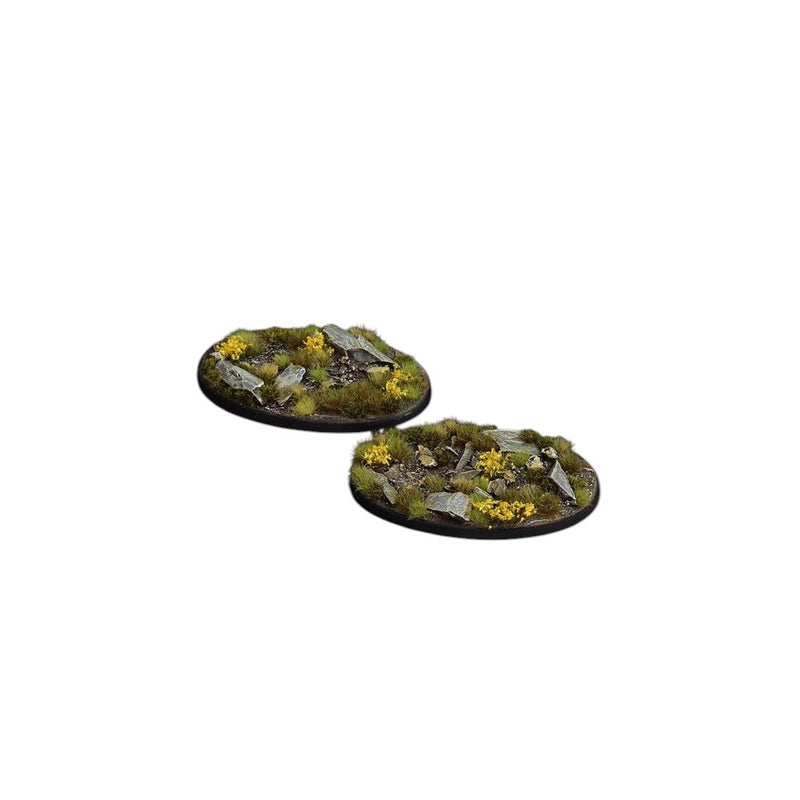 Gamers Grass - Battle Ready Bases - Highland - Oval 90mm (x2)