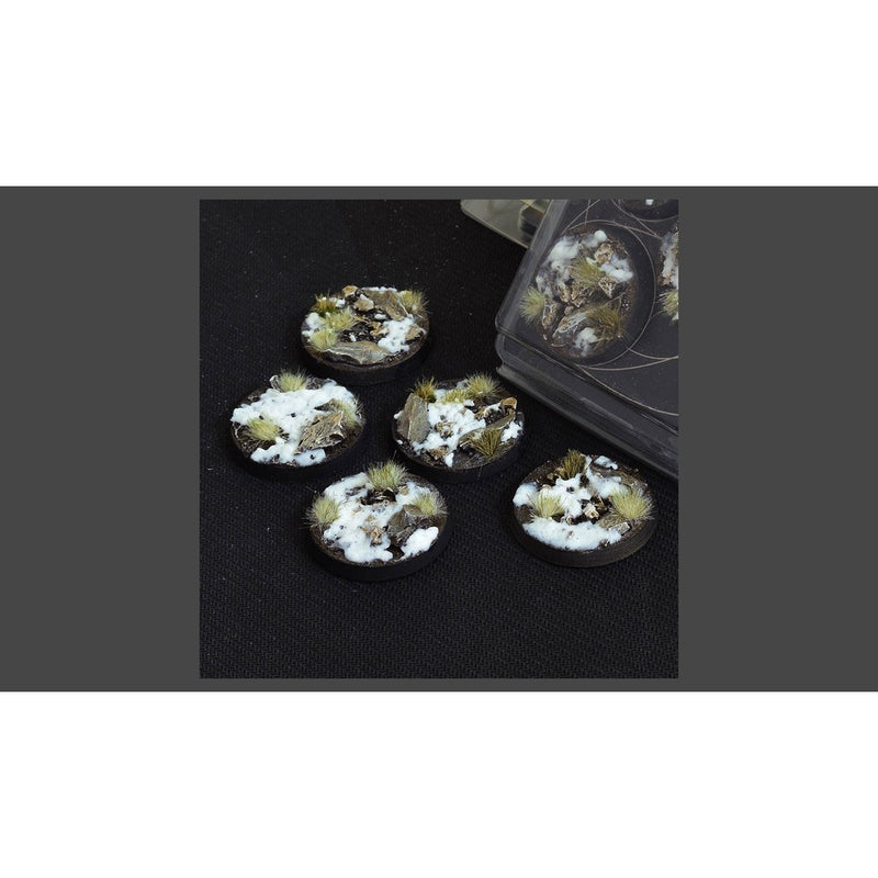 Gamers Grass - Battle Ready Bases - Winter - Round 40mm (x5)