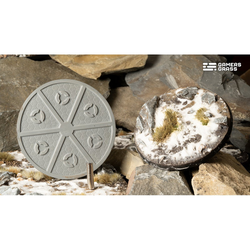 Gamers Grass - Battle Ready Bases - Winter - Round 80mm (x1)