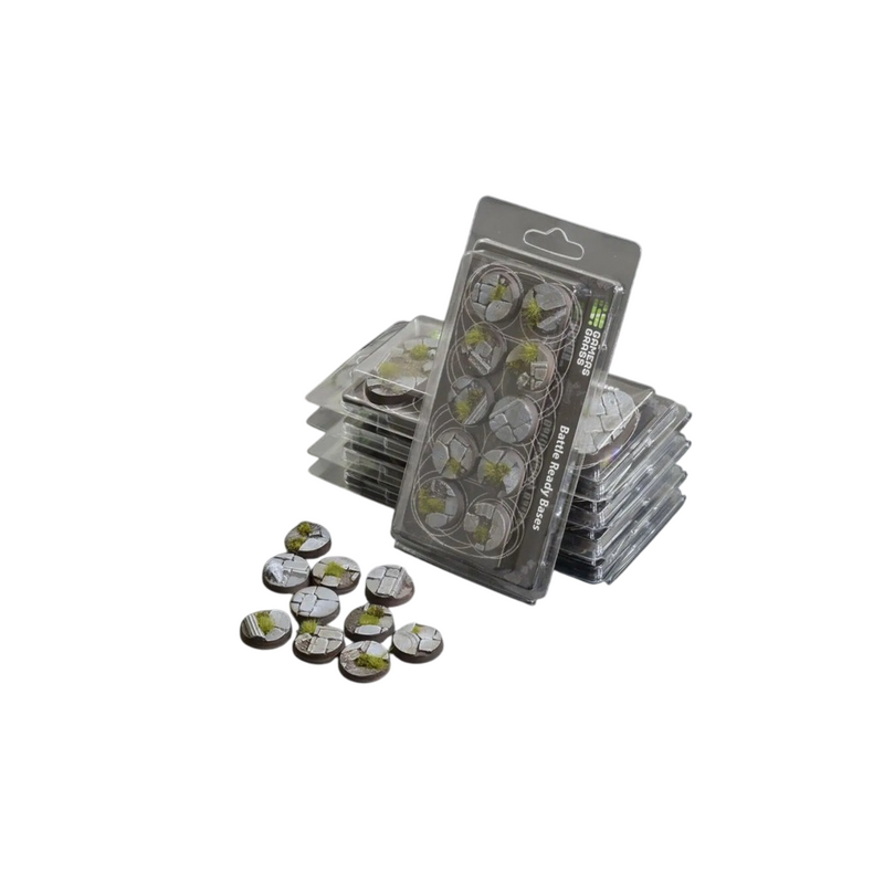 Gamers Grass - Battle Ready Bases - Temple - Round 25mm (x10)