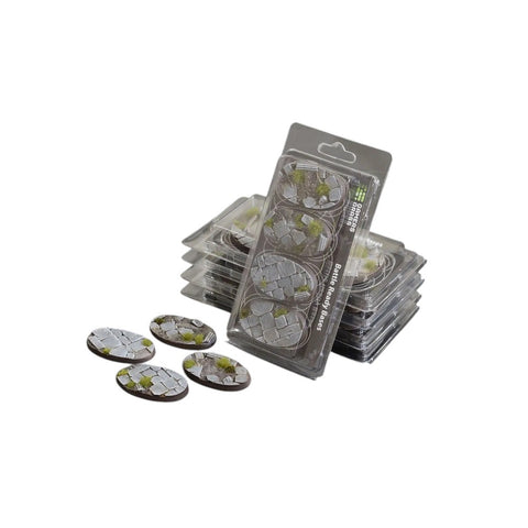 Gamers Grass - Battle Ready Bases - Temple - Oval 60mm (x4)