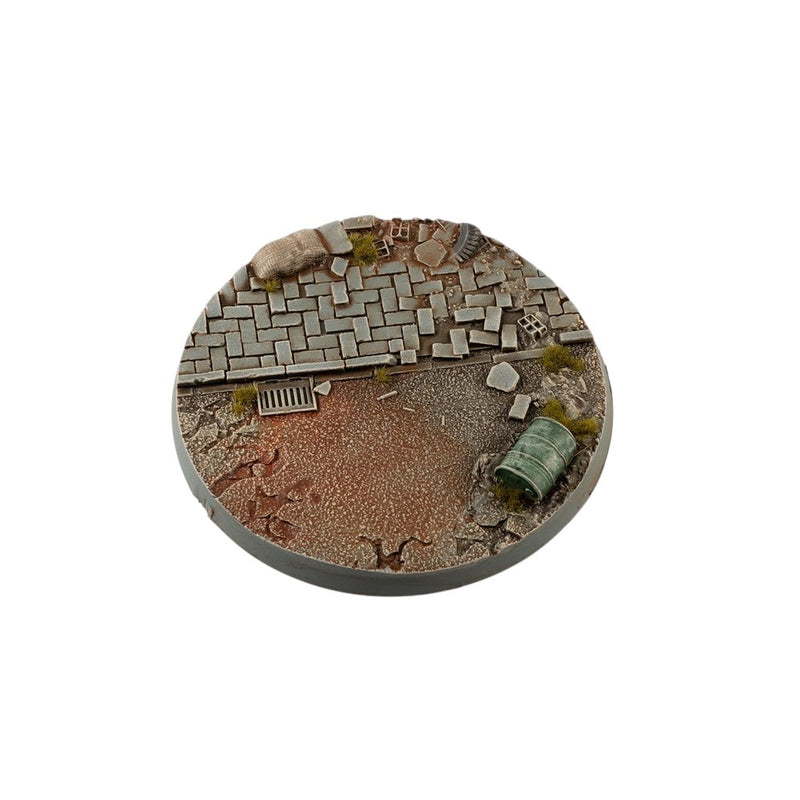 Gamers Grass - Battle Ready Bases - Urban Warfare - Round 90mm (x1)