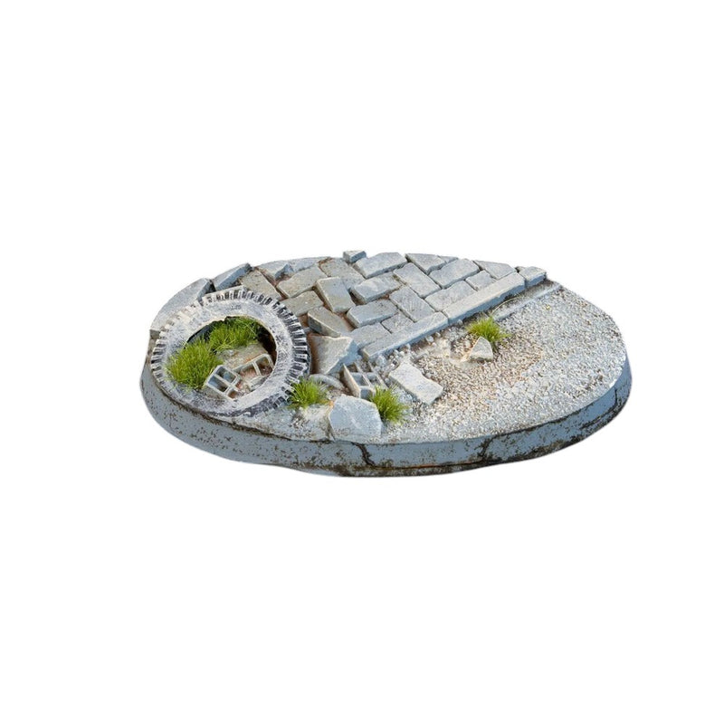 Gamers Grass - Battle Ready Bases - Urban Warfare - Oval 75mm (x3)