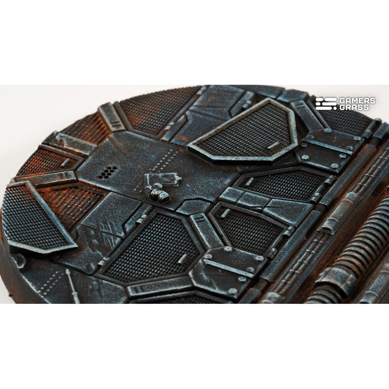 Gamers Grass - Battle Ready Bases - Spaceship Corridor - Round 28mm (x8)