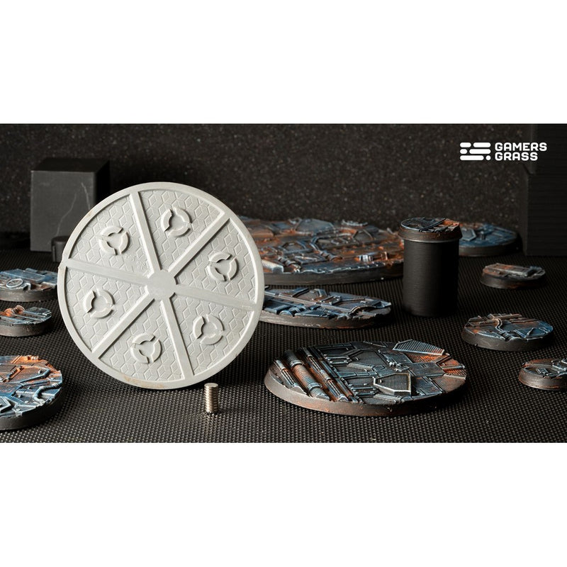 Gamers Grass - Battle Ready Bases - Spaceship Corridor - Round 80mm (x1)