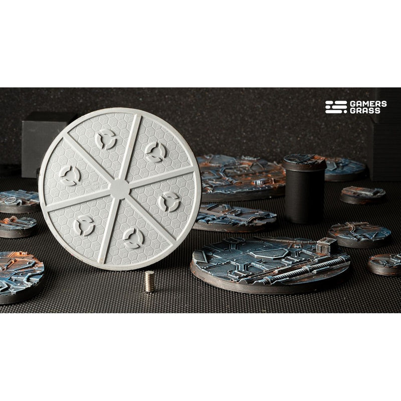 Gamers Grass - Battle Ready Bases - Spaceship Corridor - Round 90mm (x1)