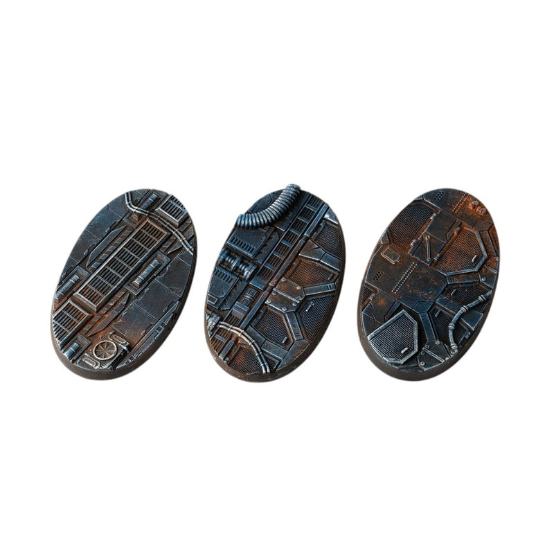 Gamers Grass - Battle Ready Bases - Spaceship Corridor - Oval 75mm (x3)