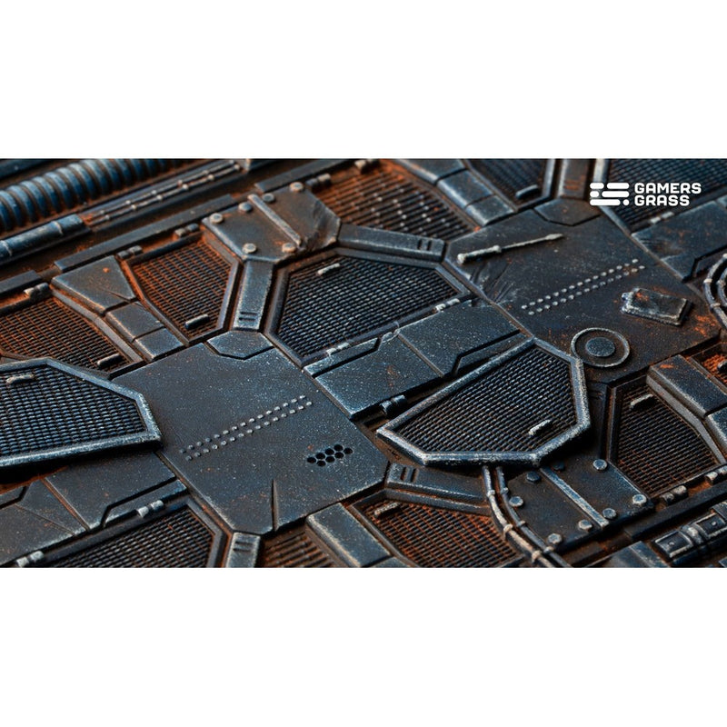 Gamers Grass - Battle Ready Bases - Spaceship Corridor - Oval 120mm (x1)