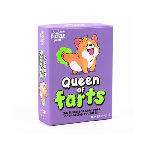 Queen Of Farts Flatulent Card