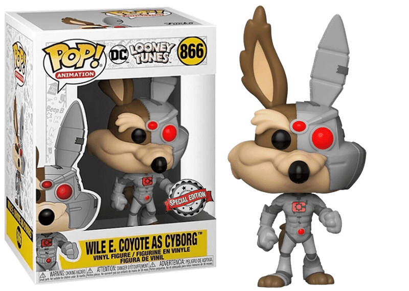 Wile E. Coyote as Cyborg - Funko Pop! Vinyl - DC Looney Tunes Special Edition (866)