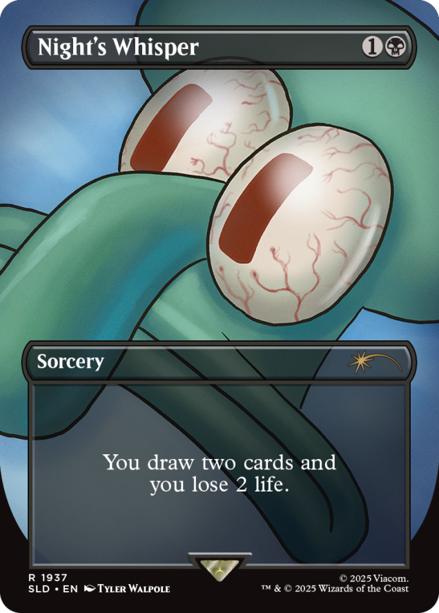 Magic the Gathering - Secret Lair - SpongeBob SquarePants: Internet Sensation Standard Edition