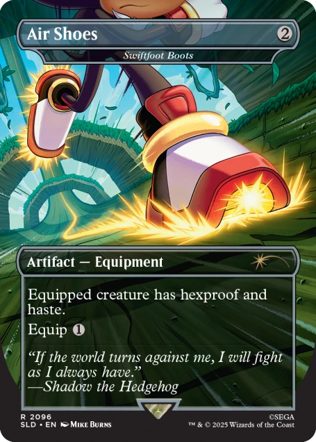 Magic the Gathering - Secret Lair - Sonic - Turbo Gear