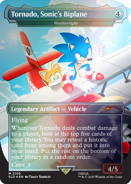 Magic the Gathering - Secret Lair - Sonic - Turbo Gear (Foil Edition)