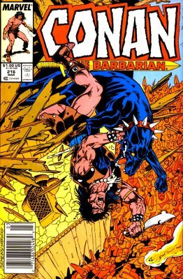 Conan The Barbarian #216 (C7) (1970-1994) Volume 1