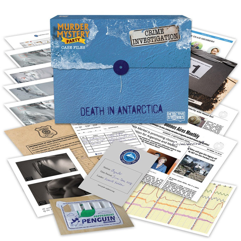 Murder Mystery Party Case Files - Death In Antarctica