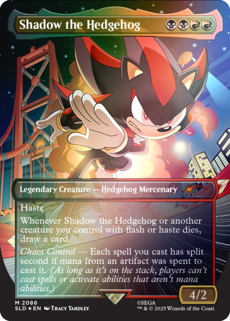 Magic the Gathering - Secret Lair - Sonic - Friends and Foes (Rainbow Foil)