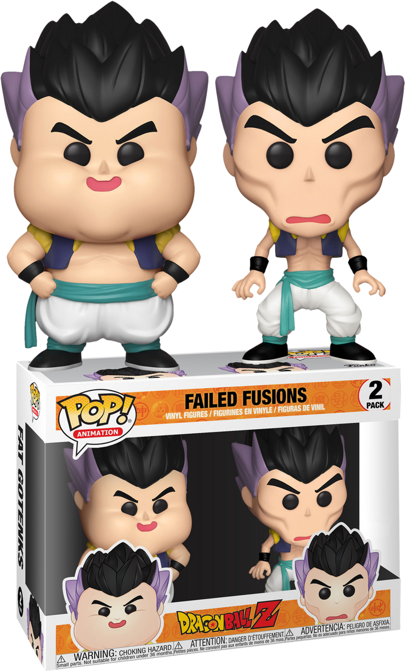 Dragon Ball Z - Funko POP! Figure - 2 Pack Failed Fusions skinny/Fat Gotenks