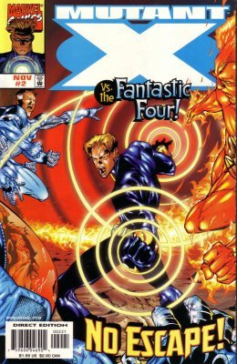 Mutant X #2 (1998) Variant Cover