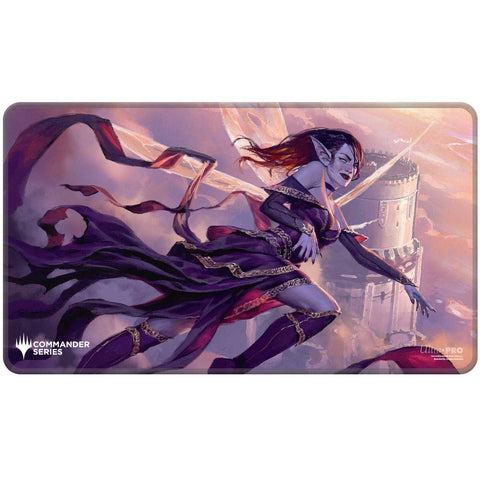 Magic the Gathering - Commander Release 4 - 3 Colour Shard - Alela Stitched Edge Playmat