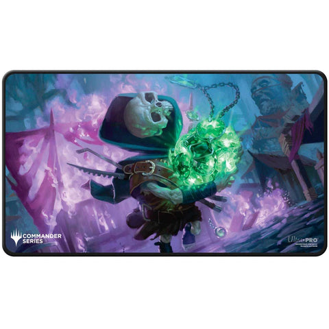 Magic the Gathering - Commander Release 4 - 3 Colour Shard - Tinybones Black Stitched Playmat