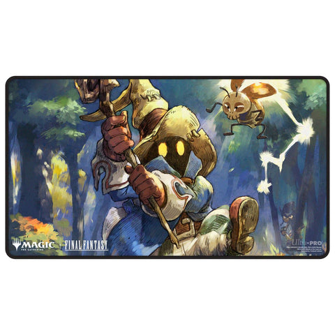 Magic the Gathering - Final Fantasy - Black Stitched Playmat Premium Y