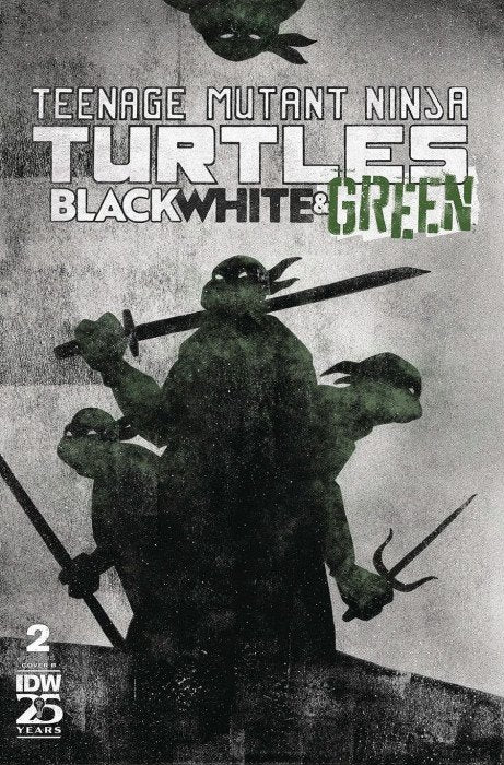 Teenage Mutant Ninja Turtles: Black, White & Green