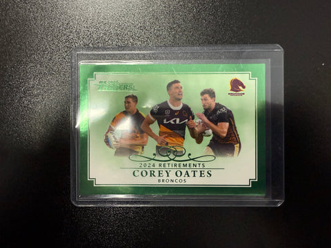 NRL 2025 Traders Titanium Hobby Box Topper Case Card