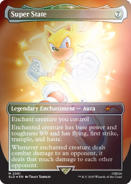 Magic the Gathering - Secret Lair - Sonic - Friends and Foes (Rainbow Foil)