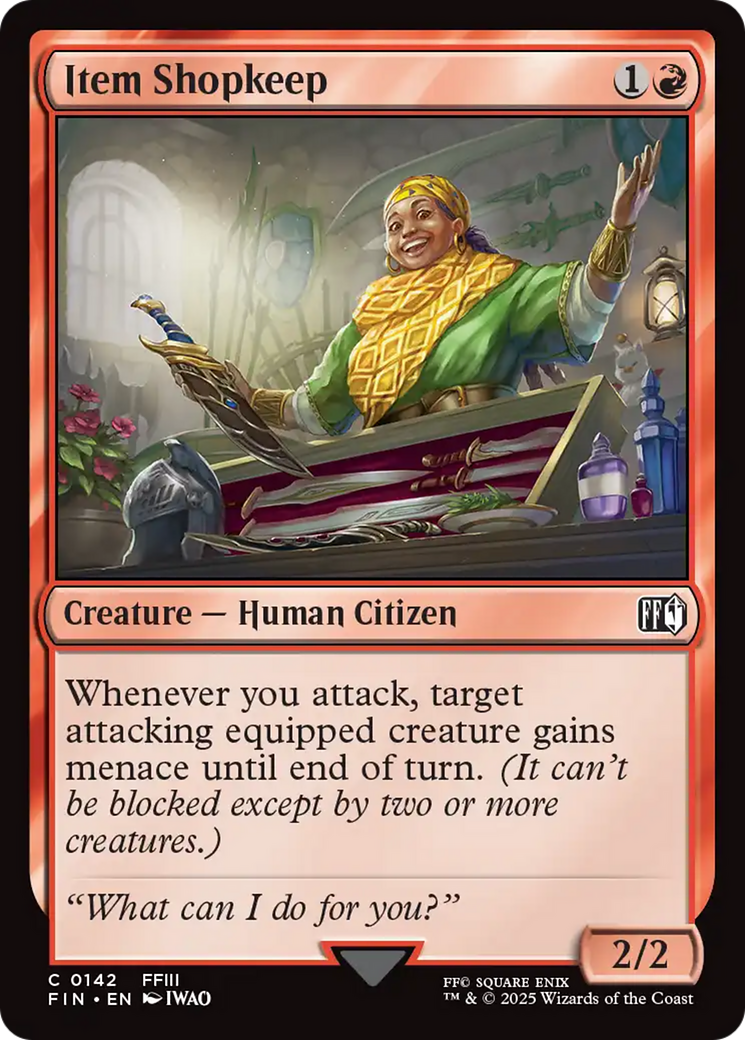 Item Shopkeep [FINAL FANTASY]