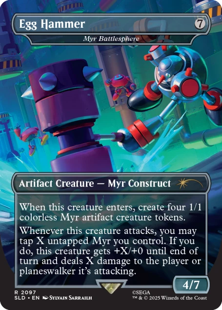 Magic the Gathering - Secret Lair - Sonic - Turbo Gear